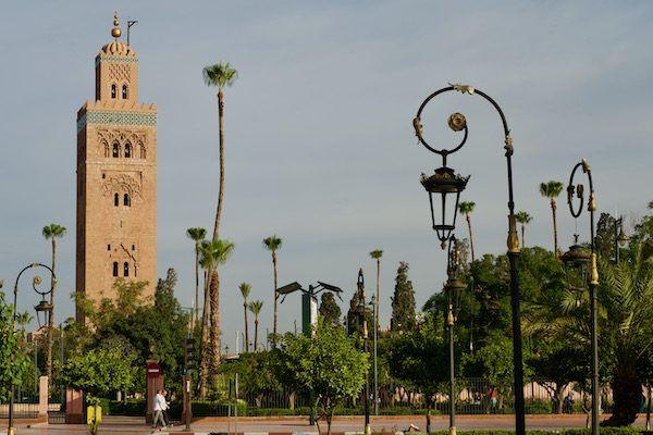 Koutoubia Mosque and Gardens in Marrakesh Morocco