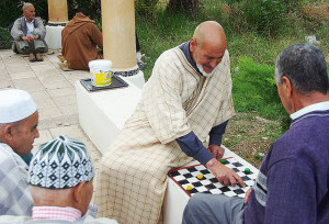 Moroccan Men Checkers