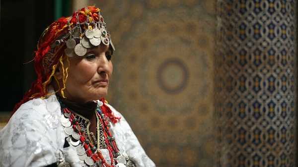 Sofia, a famed singer in the ruins of Telouet.