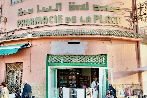 Pharmacie de la Place Marrakesh Morocco on the Jemma el Fna 