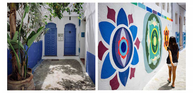 Paintings on Walls Asilah Morocco