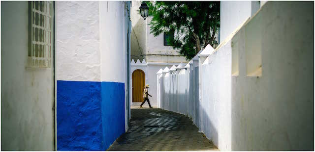 Medina street Asilah Morocco