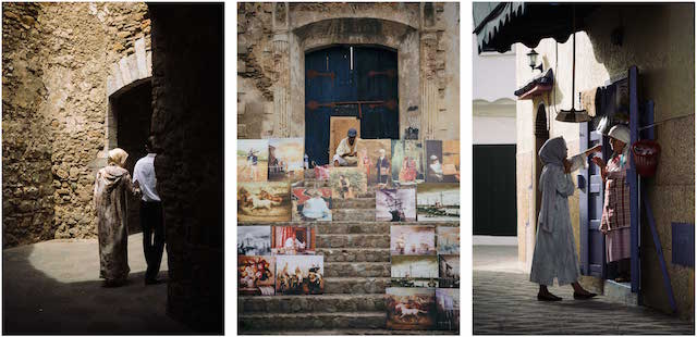 Stairs and art in Asilah