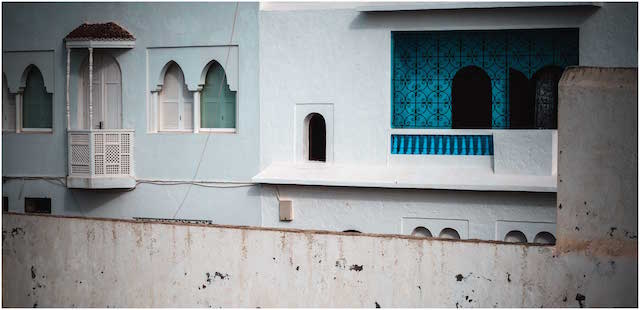 White and Blue Asilah Architecture