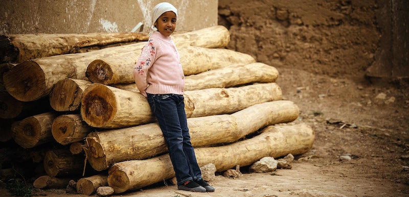 Young girl Aoufous Morocco