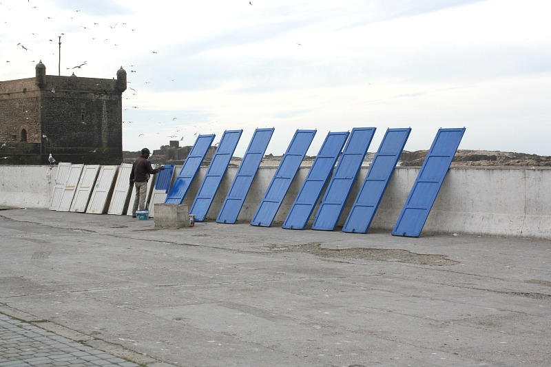 Blue Doors in Essaouira