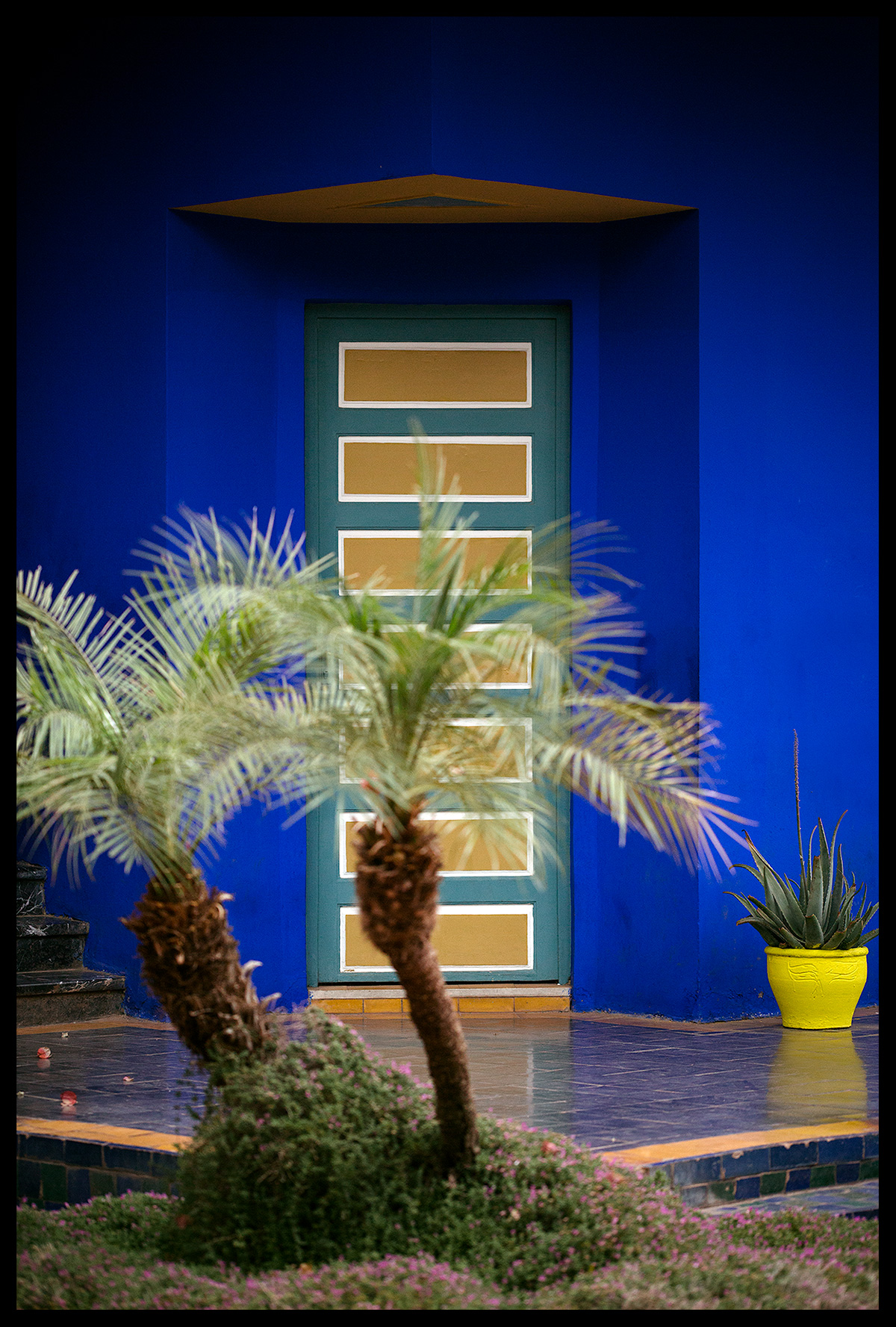 Door at Jardin Majorelle Marrakech
