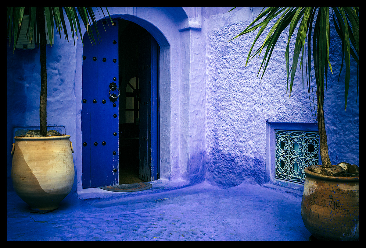 Doorway in Chefchaouan Morocco
