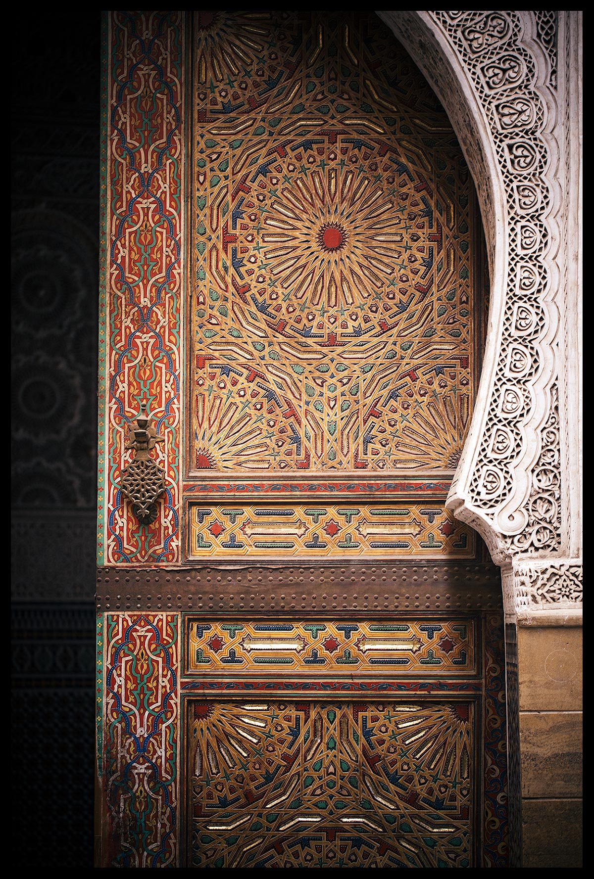 Mosque Door in Fes Morocco