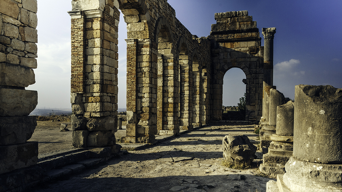 Ruins of Volubilis near Moulay Idriss