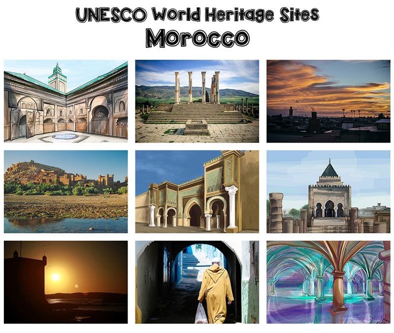 UNESCO World Heritage Sites in Morocco