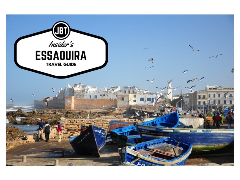 Essaouira Travel Guide: Port with Seagulls and Blue Boats