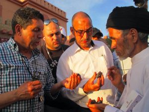 Abderhhamine Ibhi Examining Space Rocks in the Sahara