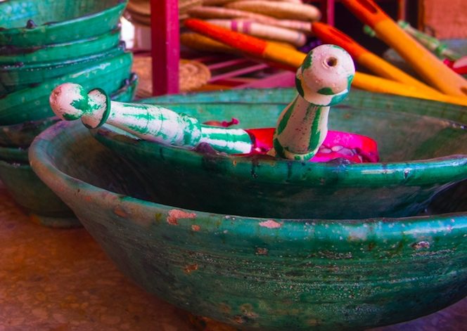 Green Pottery Tamegroute Morocco Sahara Secret