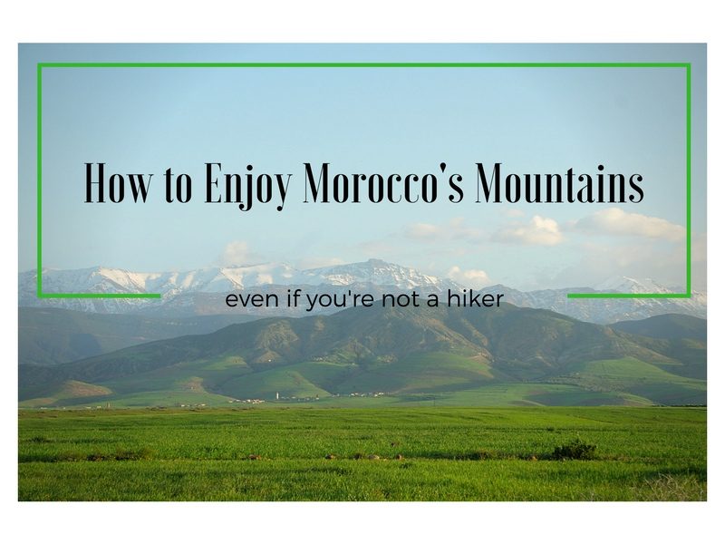 Non Athletic Mountain Adventure Morocco High Atlas Middle Atlas Rif