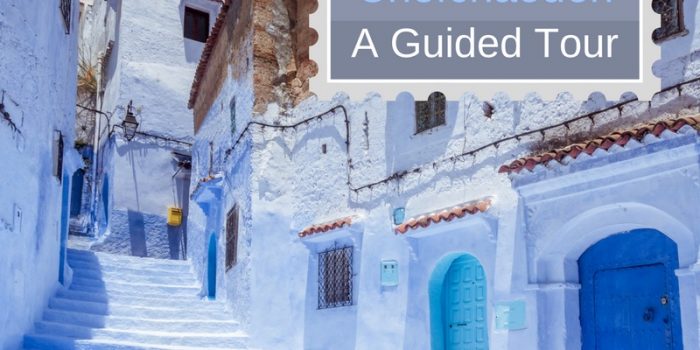 blue and whitewashed walls in the Chefchaouen medina