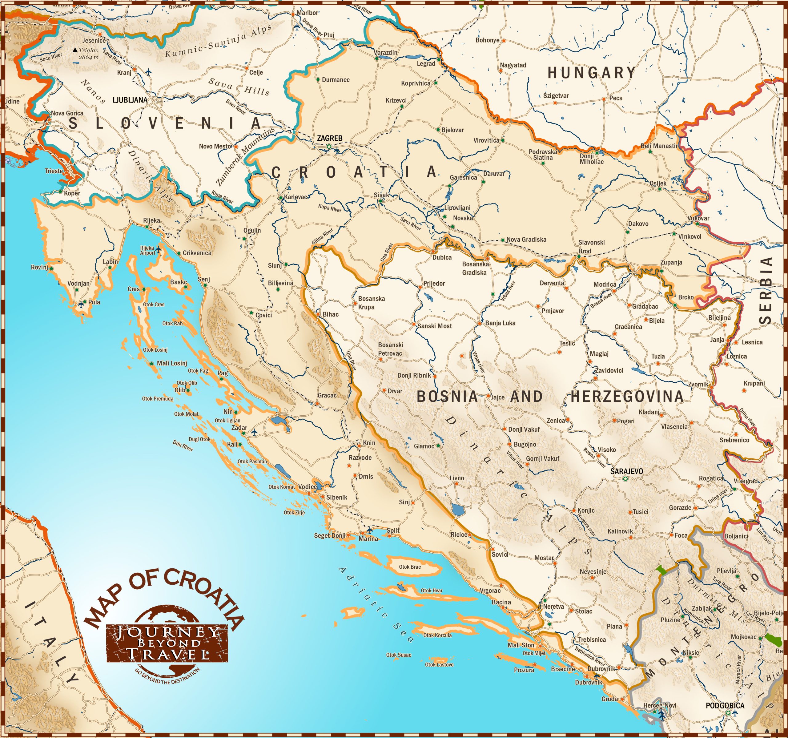 Eclectic Map - Best of Morocco